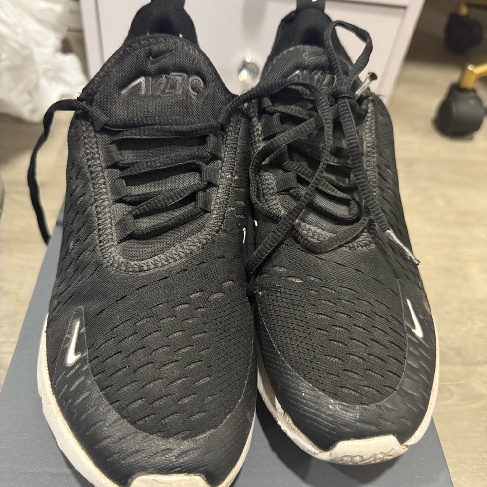 Nike Air Max 270 Black Athletic Shoes